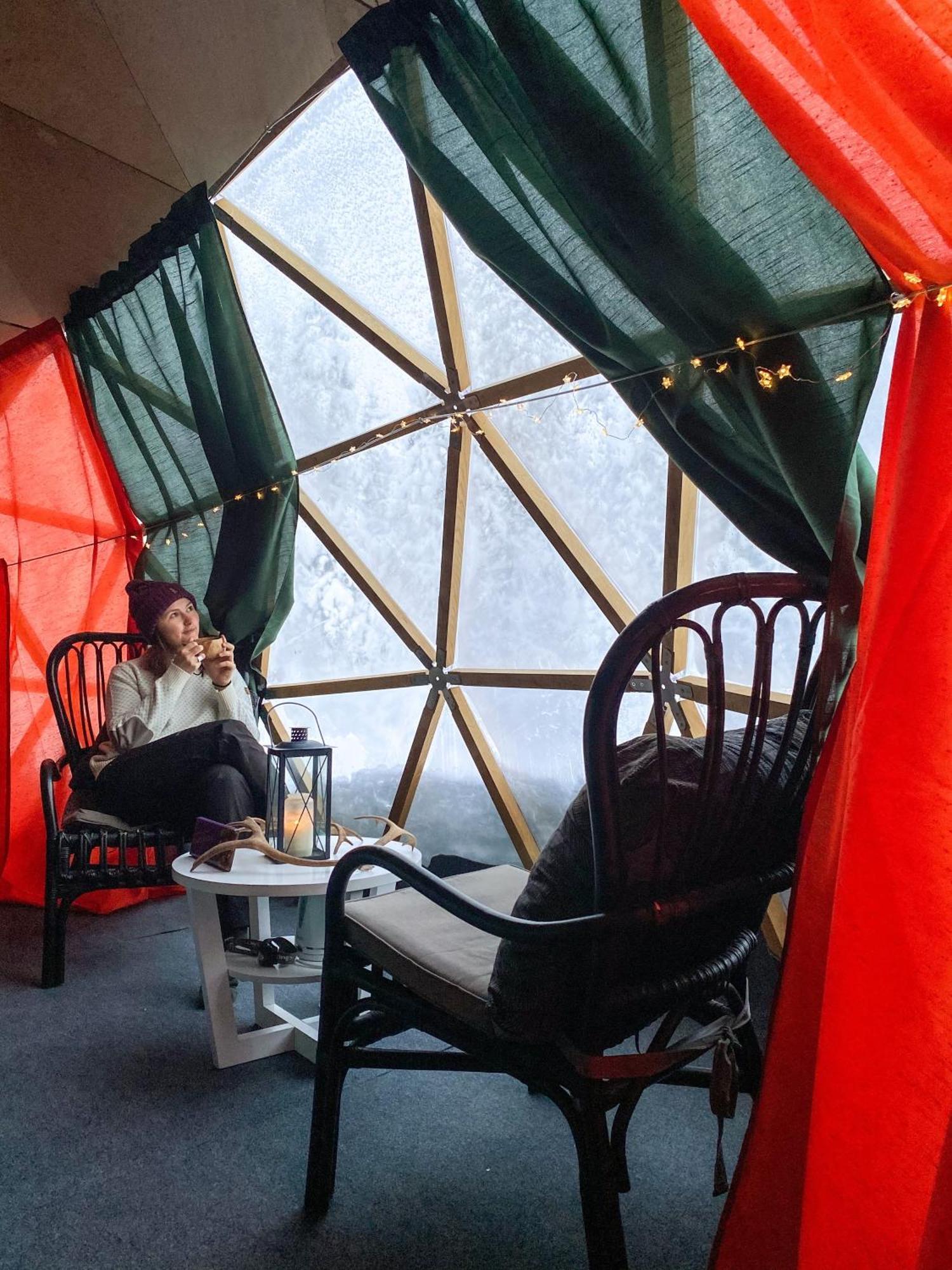Aurora Igloo Fireplace-Heated Tents In A Secret Forest With Private Jacuzzi And Shared Sauna Bathroom And Dog Friendly Rovaniemi Kültér fotó